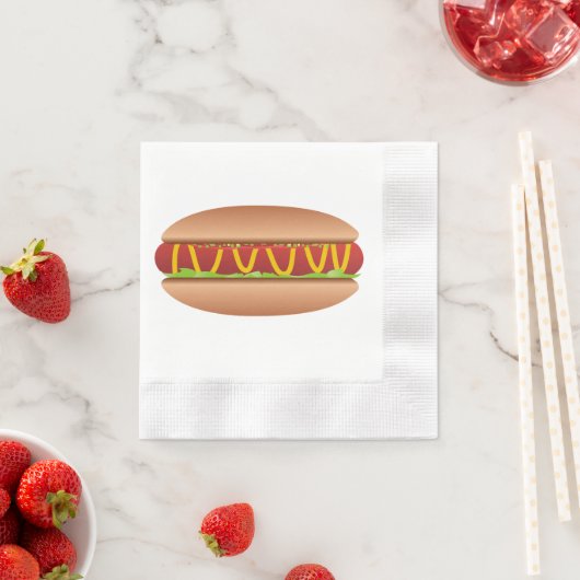 Serviette En Papier Hotdog picture (En situation)