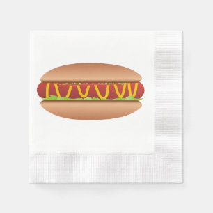 Serviette En Papier Hotdog picture