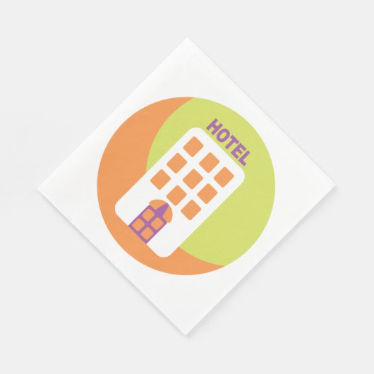 Serviette En Papier Hotel Icon Napkins (Coin)