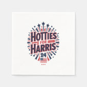 Serviette En Papier Hotties for Harris (Devant)