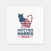 Serviette En Papier Hotties For Harris 2024 Cat Ladies Kamala Harris (Devant)
