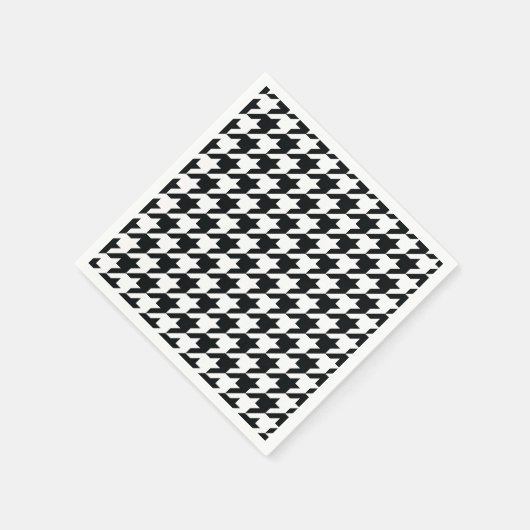 Serviette En Papier Houndstooth (Coin)