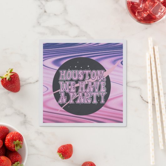 Serviette En Papier Houston, nous avons une fête (et un déversement) (En situation)