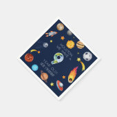 Serviette En Papier Houston We Have A 9 Year Old 9th Birthday Party (Coin)