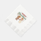 Serviette En Papier Howdy Christmas Cowboy Snowman Western Funny (Coin)