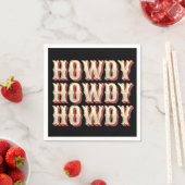 Serviette En Papier Howdy Howdy Howdy (En situation)