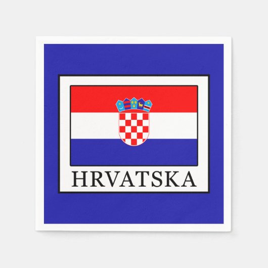 Serviette En Papier Hrvatska (Devant)