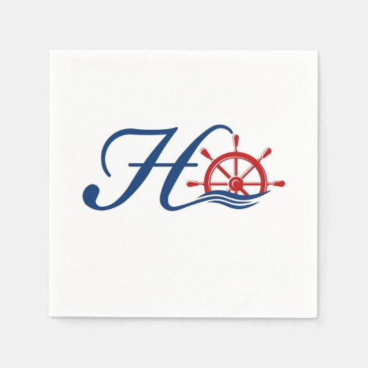 Serviette En Papier HTOC Papier Napkin - ensemble de 50 (Devant)