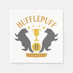 Serviette En Papier HUFFLEPUFF™ Badger and Cup House Pride Graphisme