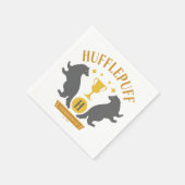 Serviette En Papier HUFFLEPUFF™ Badger and Cup House Pride Graphisme (Coin)