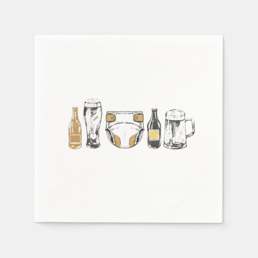 Serviette En Papier Huggies et Chuggies (Devant)