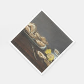 Serviette En Papier Huîtres (par Edouard Manet) (Coin)