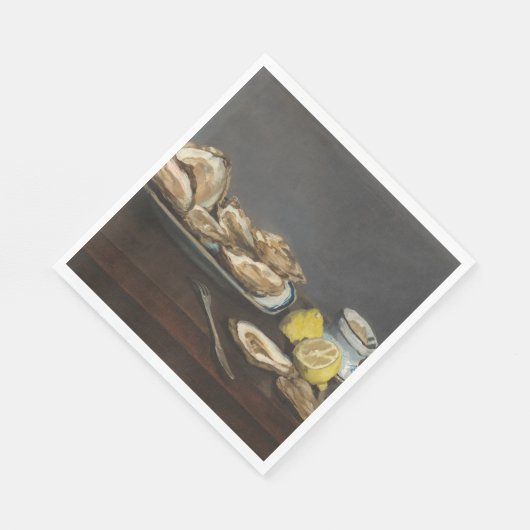 Serviette En Papier Huîtres (par Edouard Manet) (Coin)