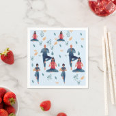 Serviette En Papier Humeur de yoga (En situation)