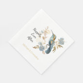 Serviette En Papier Hummingbird Hydrangea Flowers Mariage (Coin)