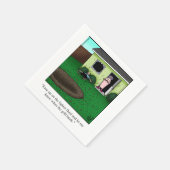 Serviette En Papier Humour barbecue amusant serviettes (Coin)