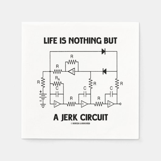 Serviette En Papier Humour de Life Is Nothing (Devant)