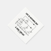 Serviette En Papier Humour de Life Is Nothing (Coin)