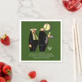 Serviette En Papier Humour de retraite amusant serviettes (En situation)