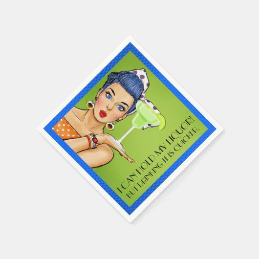 Serviette En Papier Humour Retro Liquor (Party) Cocktail Serviettes (Coin)