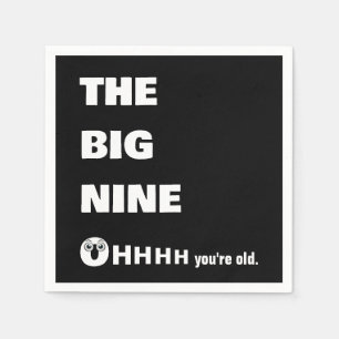 Serviette En Papier Humour sur le vieillissement pour les 90 ans