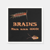 Serviette En Papier Hungry Zombie Coordination Halloween (Devant)