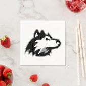 Serviette En Papier Huskies du nord de l'Illinois (En situation)