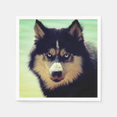 Serviette En Papier Husky (Devant)