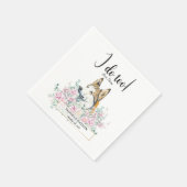 Serviette En Papier Husky Chien Mariage Cocktail Napkins (Coin)