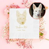 Serviette En Papier Husky Sibir Chien Boisson Personnalisée Sur Moi