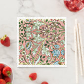 Serviette En Papier Hyacinth, un motif de William Morris, (En situation)