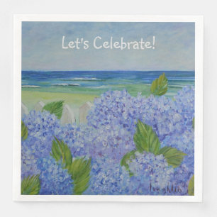 Serviette En Papier Hydrangea Fêtons