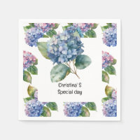 Hydrangea fleurs flore fleuriste amant aquarelle
