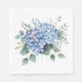 Serviette En Papier Hydrangea Floral (Devant)