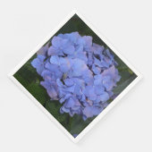 Serviette En Papier Hydrangea macrophylla violette rustique (Coin)