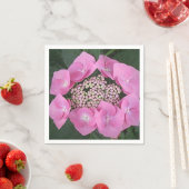 Serviette En Papier Hydrangea Napkin (En situation)
