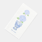 Serviette En Papier Hydrangea Topiary Chinoiserie Guest Tower (Coin)