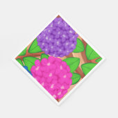 Serviette En Papier Hydrangeas (Coin)