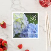 Serviette En Papier Hydrangée (En situation)