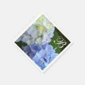 Serviette En Papier Hydrangée (Coin)