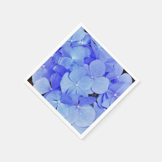 Serviette En Papier Hydrangée bleue (Coin)
