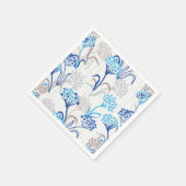 Serviette En Papier Hydrangée légère et aérée Motif floral (Coin)