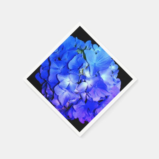 Serviette En Papier Hydrangée violette (Coin)