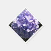 Serviette En Papier Hydrangée violette fleurs pourpres (Coin)