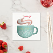 Serviette En Papier Hygge Drink Self-Care Thunder_Cove (En situation)