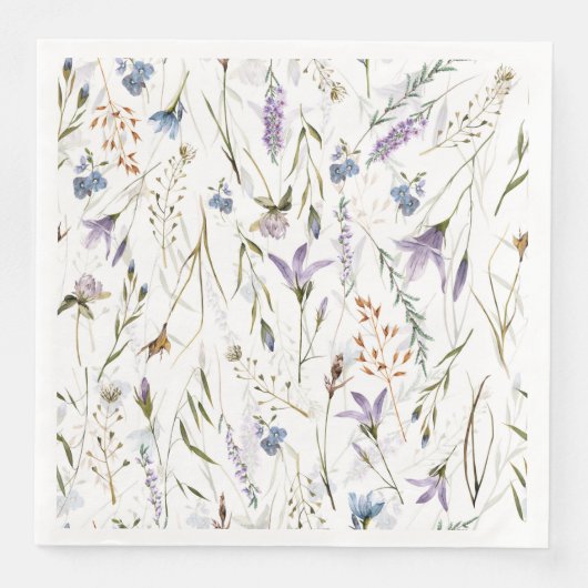 Serviette En Papier Hygge Fleur sauvage Meadow (Devant)