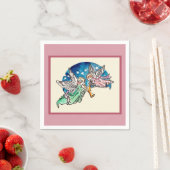 Serviette En Papier Hymnes angéliques (En situation)