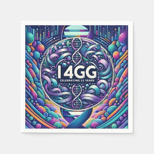 SERVIETTE EN PAPIER I4GG 2025 (Devant)