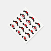 Serviette En Papier I Chaussures de coeur Motif serviettes (Coin)