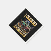 Serviette En Papier I Crushed Kindergarten Monster Truck Graduation (Coin)